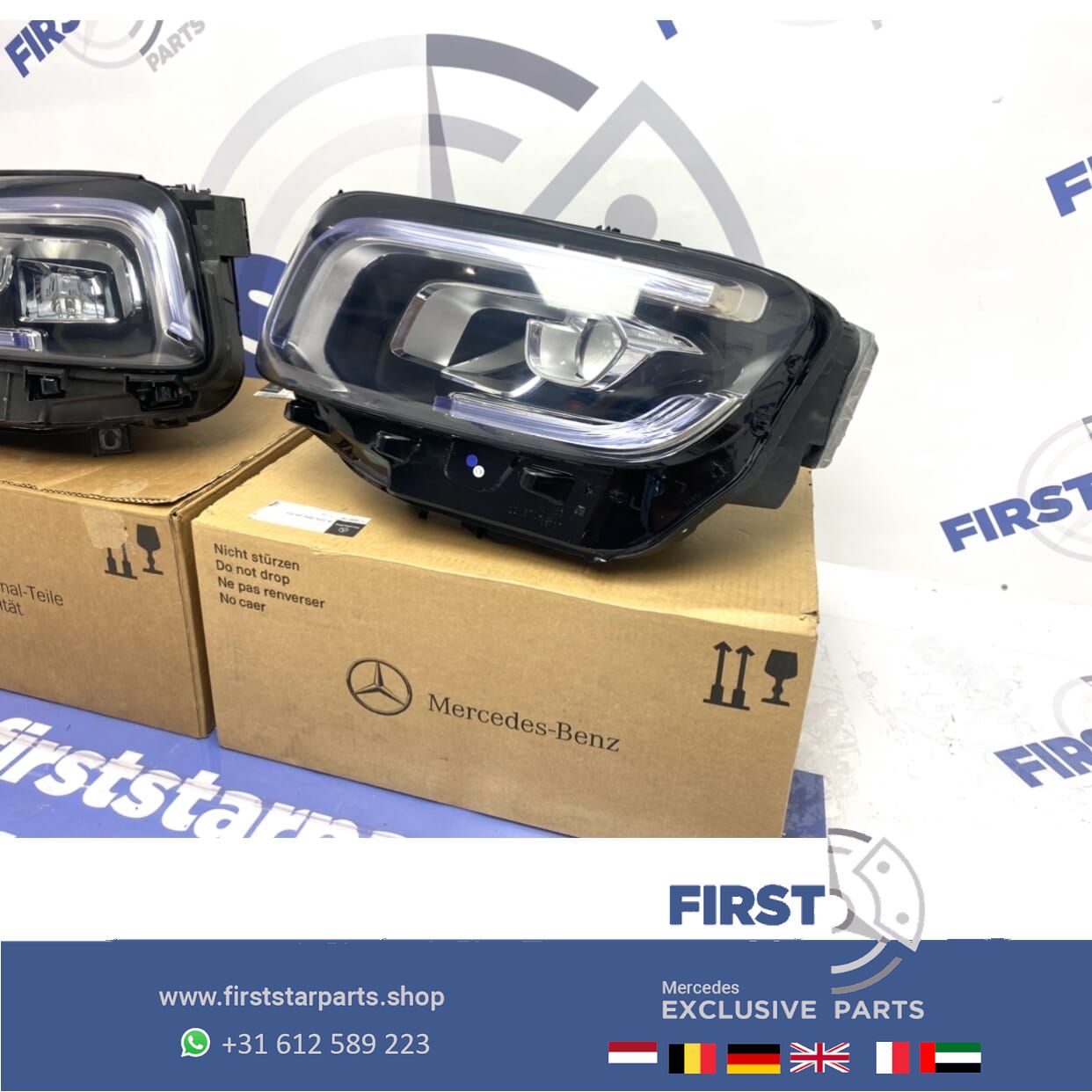 X247 W247 A247 GLB KOPLAMP LINKS HIGH PERFORMANCE LED Mercedes GLB Clase 2018-2025 originalINEEL headlight left and right usado en Menorca foto 2