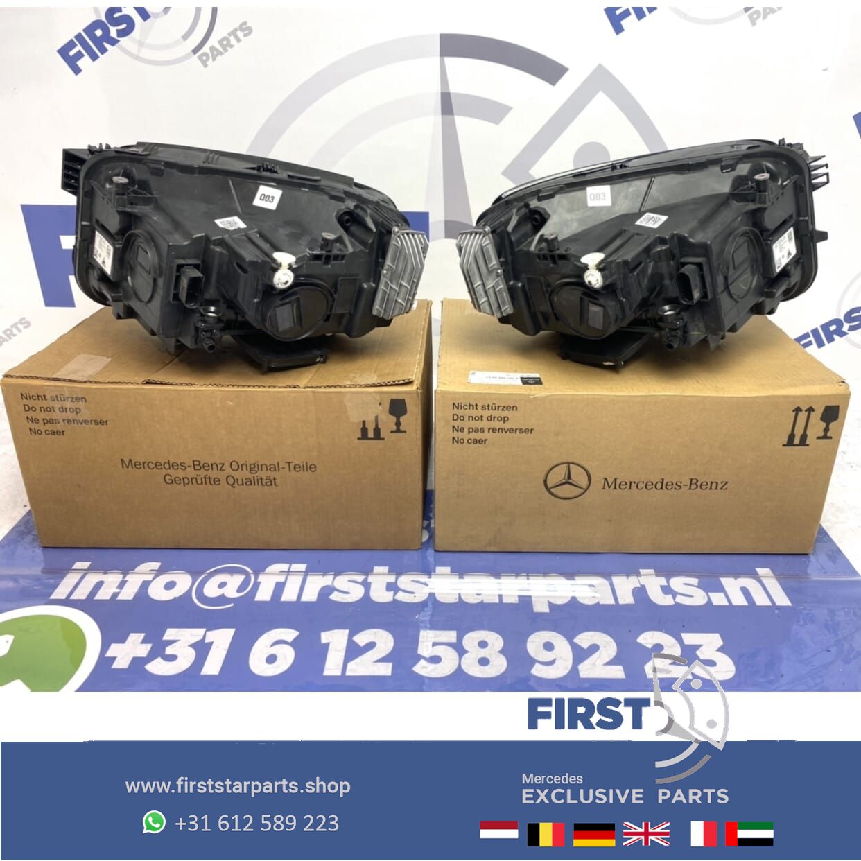 X247 W247 A247 GLB KOPLAMP LINKS HIGH PERFORMANCE LED Mercedes GLB Clase 2018-2025 originalINEEL headlight left and right usado en Menorca foto 6