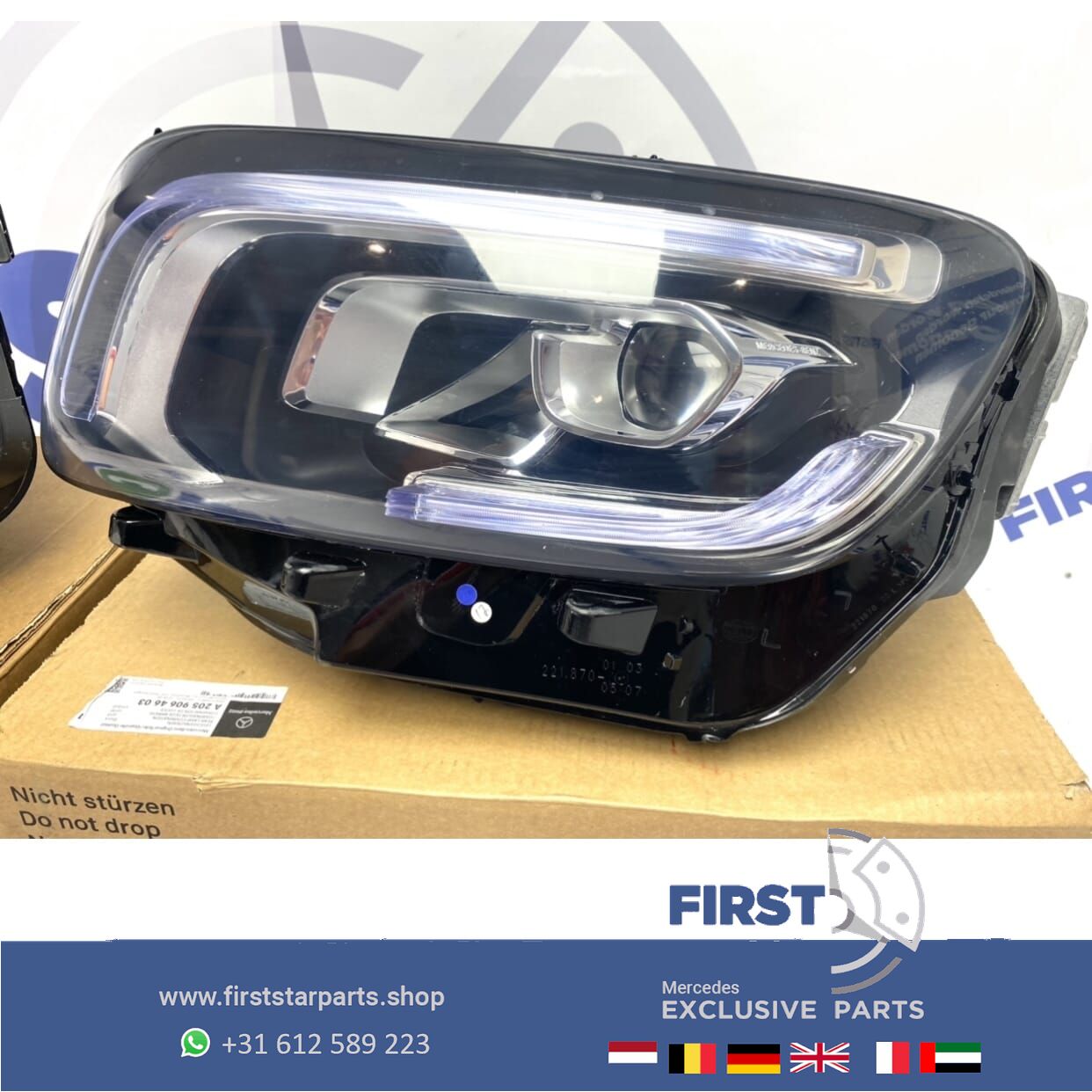 X247 W247 A247 GLB KOPLAMP LINKS HIGH PERFORMANCE LED Mercedes GLB Clase 2018-2025 originalINEEL headlight left and right usado en Menorca