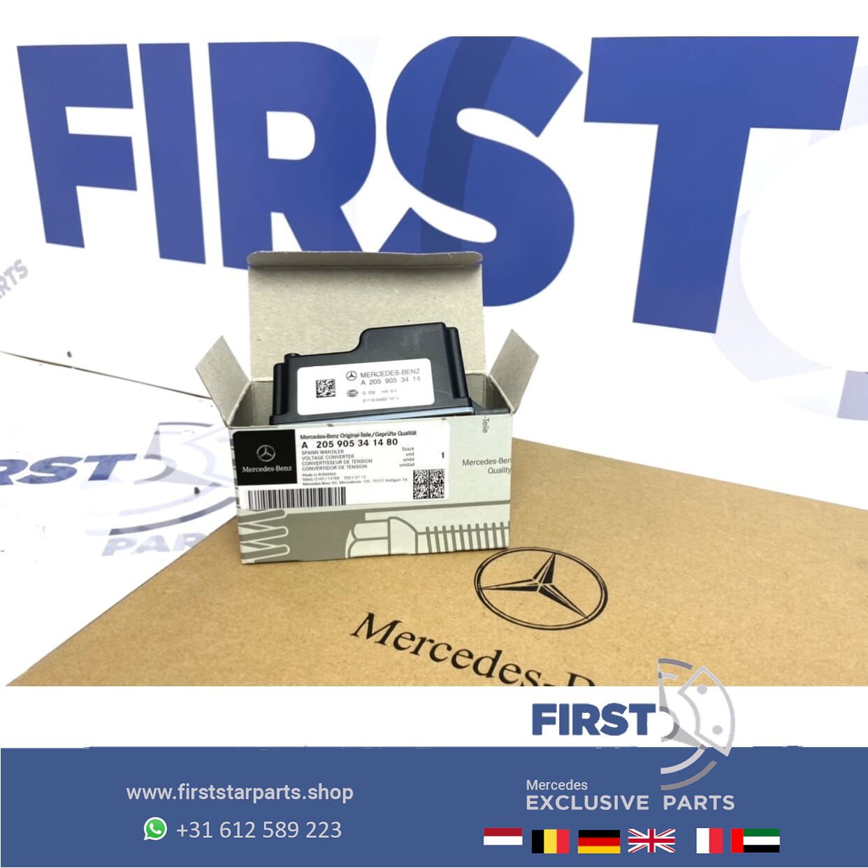 A2059053414 Mercedes BACKUP ACCU A B C CLA E G GLA GLC GLE Clase SPANNING OMVORMER originalinalinalinalinalineel 2016-2022 battery car brand original usado en Menorca foto 4