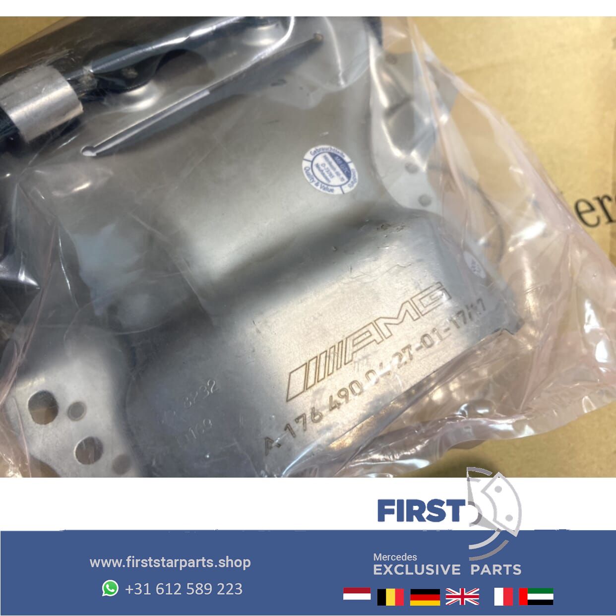 W156 X156 GLA45 AMG escape SIERSTUKKEN SET ZWART originalineel Mercedes GLA 45 2013-2019 LINKS / RECHTS exhaust decoration usado en Menorca foto 4