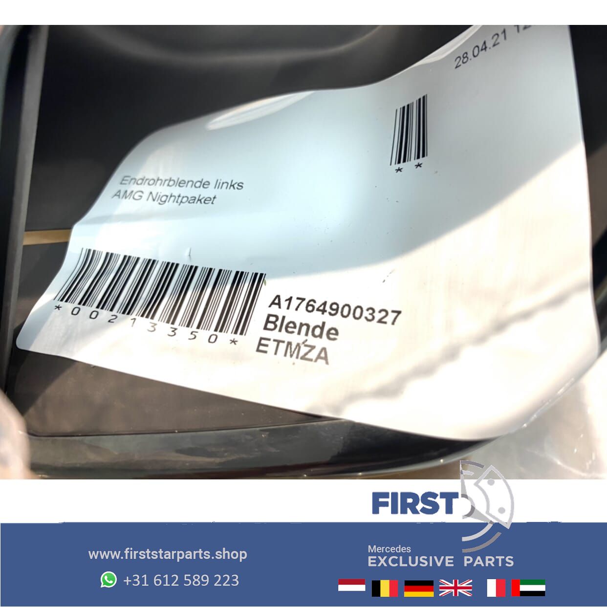 Mercedes A CLA GLA 45 AMG SIERSTUKKEN SET ZWART 2013-2019 SIERSTUK LINKS + RECHTS A45 CLA45 GLA45 Night Pakket exhaust decoration usado en Menorca foto 7