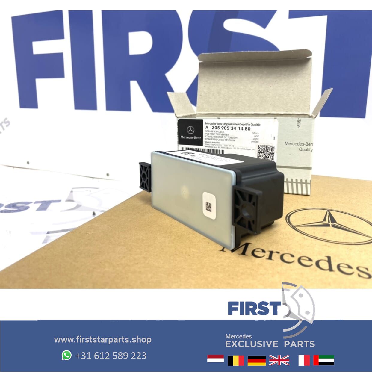 A2059053414 Mercedes BACKUP ACCU A B C CLA E G GLA GLC GLE Clase SPANNING OMVORMER originalinalinalinalinalineel 2016-2022 battery car brand original usado en Menorca foto 3