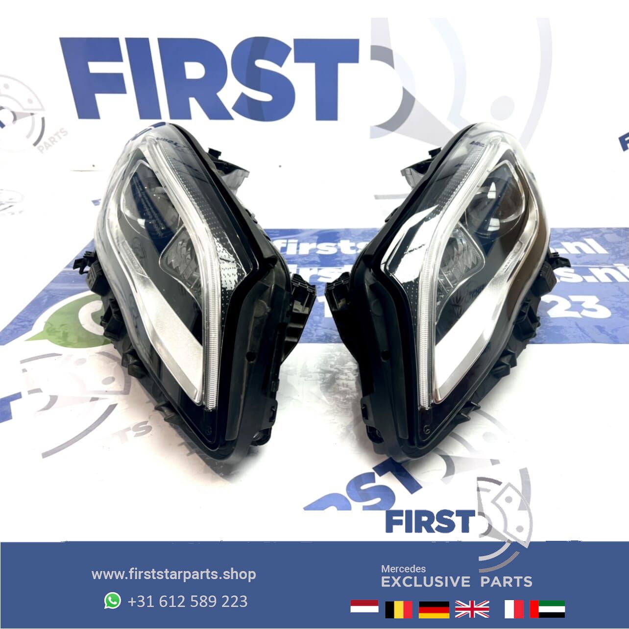 W156 X156 GLA FACELIFT LED KOPLAMPEN SET High Performance LINKS + RECHTS 2016-2020 originalINEEL headlight left and right usado en Menorca foto 8