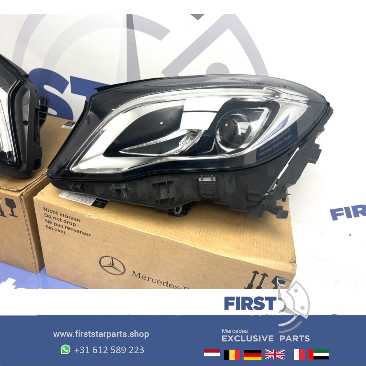 W156 X156 GLA FACELIFT LED KOPLAMPEN SET High Performance LINKS + RECHTS 2016-2020 originalINEEL headlight left and right usado en Menorca foto 3