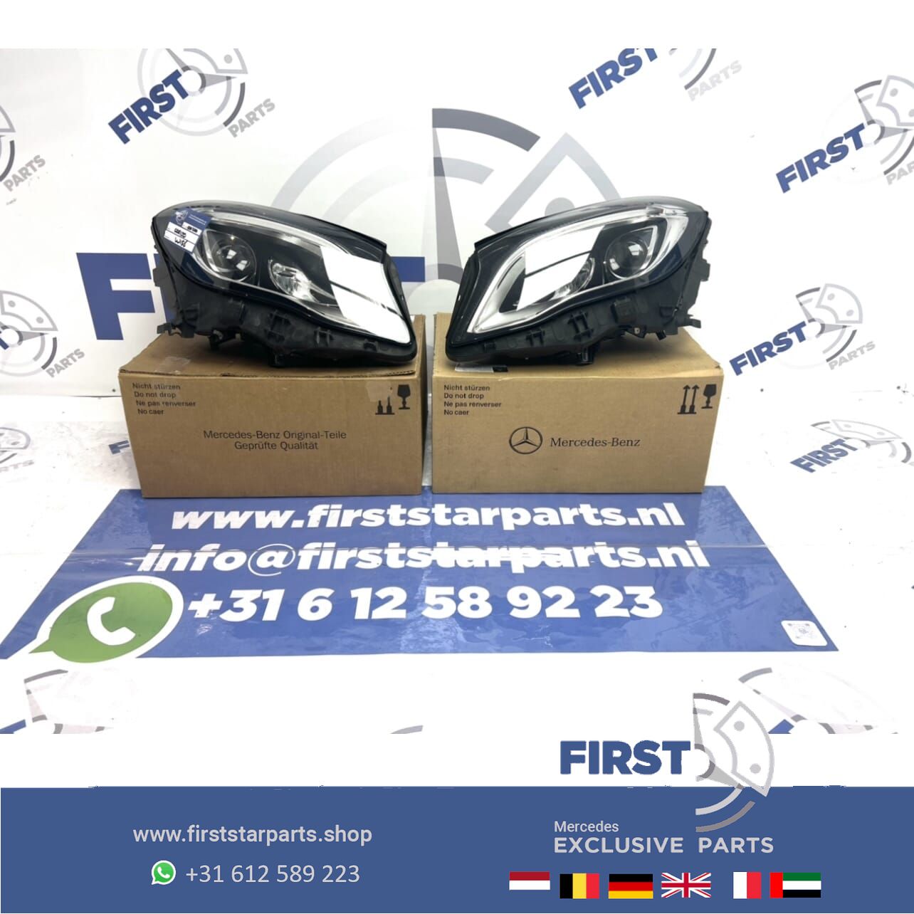 W156 X156 GLA FACELIFT LED KOPLAMPEN SET High Performance LINKS + RECHTS 2016-2020 originalINEEL headlight left and right usado en Menorca