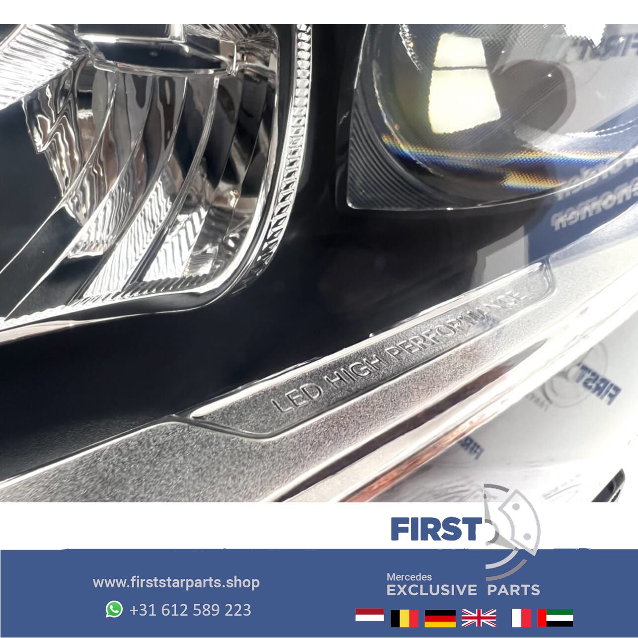 W156 X156 GLA FACELIFT LED KOPLAMPEN SET High Performance LINKS + RECHTS 2016-2020 originalINEEL headlight left and right usado en Menorca foto 4