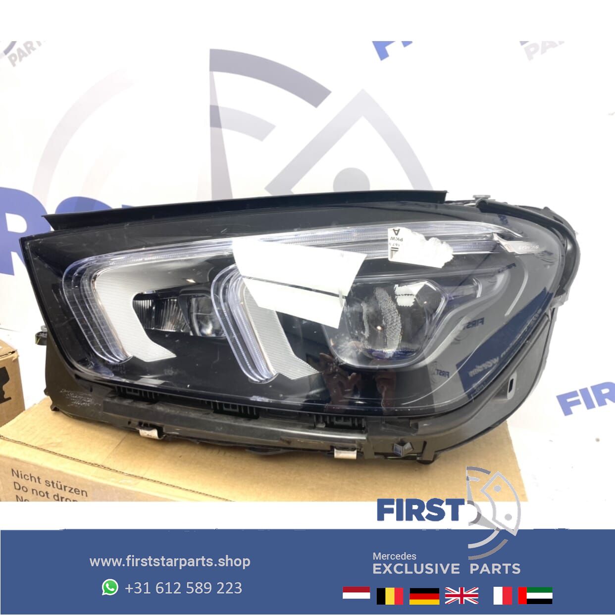 W167 V167 C167 GLE MULTIBEAM LED KOPLAMPEN Mercedes 2019-2021 originalINEEL LINKS of RECHTS headlight left and right usado en Menorca foto 4