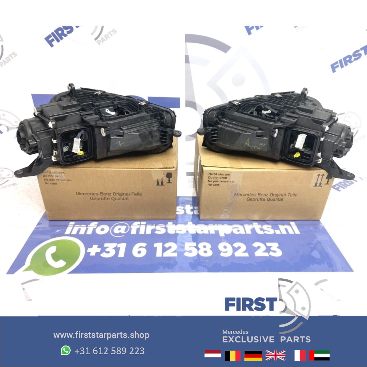 W167 V167 C167 GLE MULTIBEAM LED KOPLAMPEN Mercedes 2019-2021 originalINEEL LINKS of RECHTS headlight left and right usado en Menorca foto 7