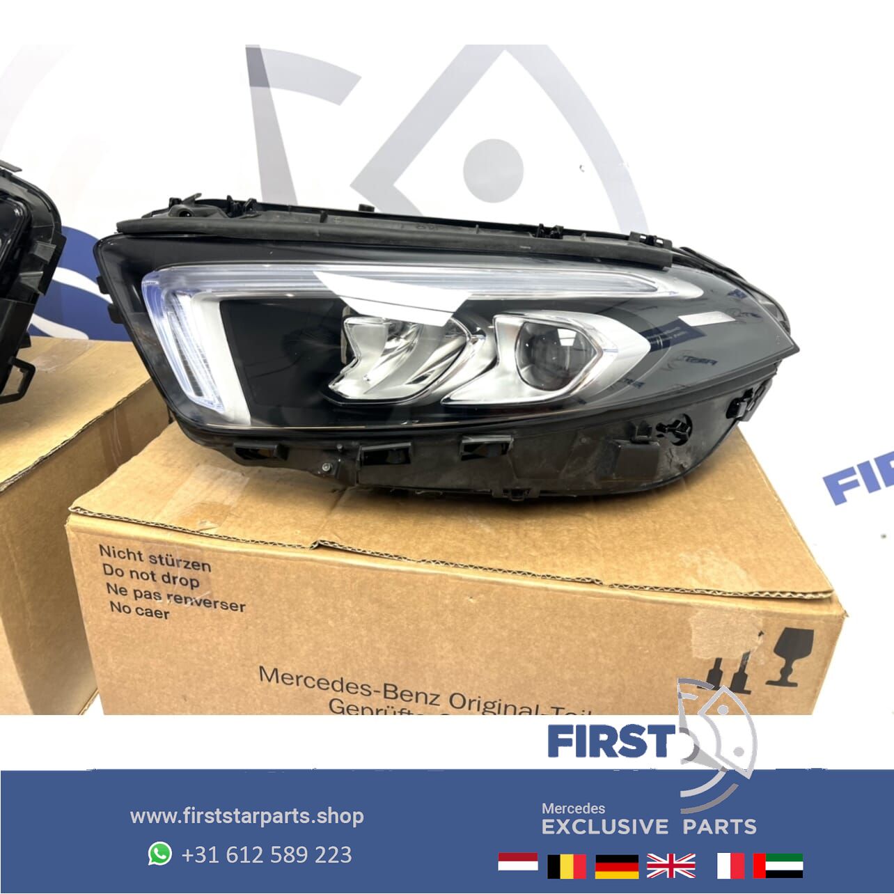 W177 A35 AMG Koplamp SET LINKS RECHTS LED High Performance originalINEEL Mercedes A Clase 2020 headlight left and right usado en Menorca foto 3