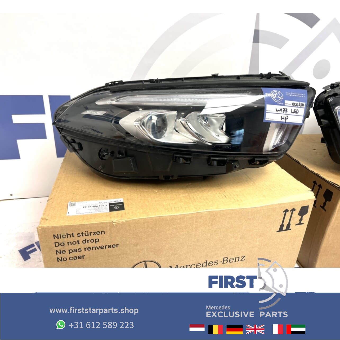 W177 A35 AMG Koplamp SET LINKS RECHTS LED High Performance originalINEEL Mercedes A Clase 2020 headlight left and right usado en Menorca foto 2