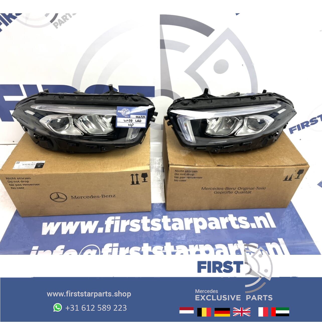 W177 A35 AMG Koplamp SET LINKS RECHTS LED High Performance originalINEEL Mercedes A Clase 2020 headlight left and right usado en Menorca foto 8
