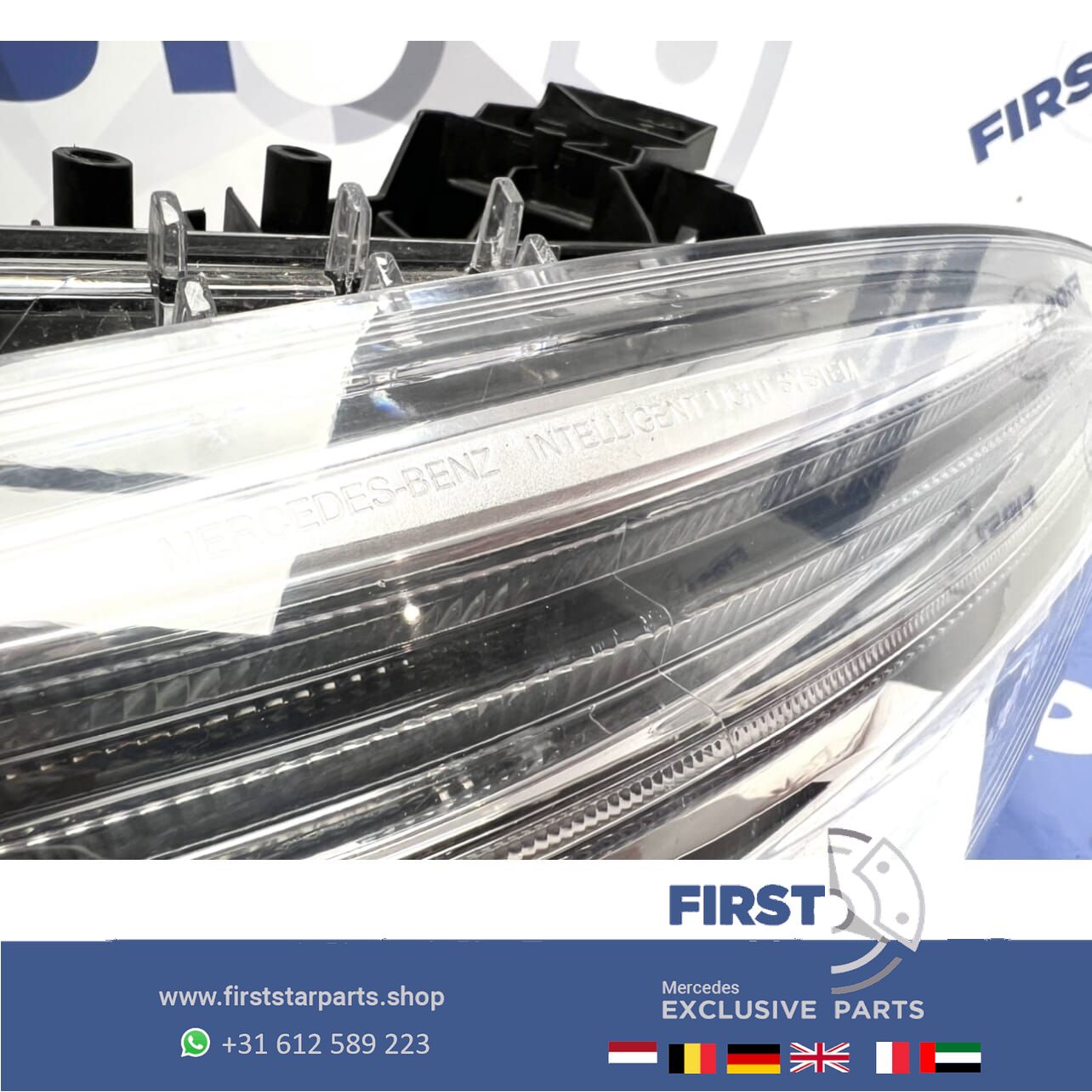 W117 X117 CLA ILS BIXENON LED Koplamp LINKS RECHTS SET Mercedes 2013-2016 RODE RING originalineel EDITION 1 CLA45 AMG / 250 headlight left and right usado en Menorca foto 8