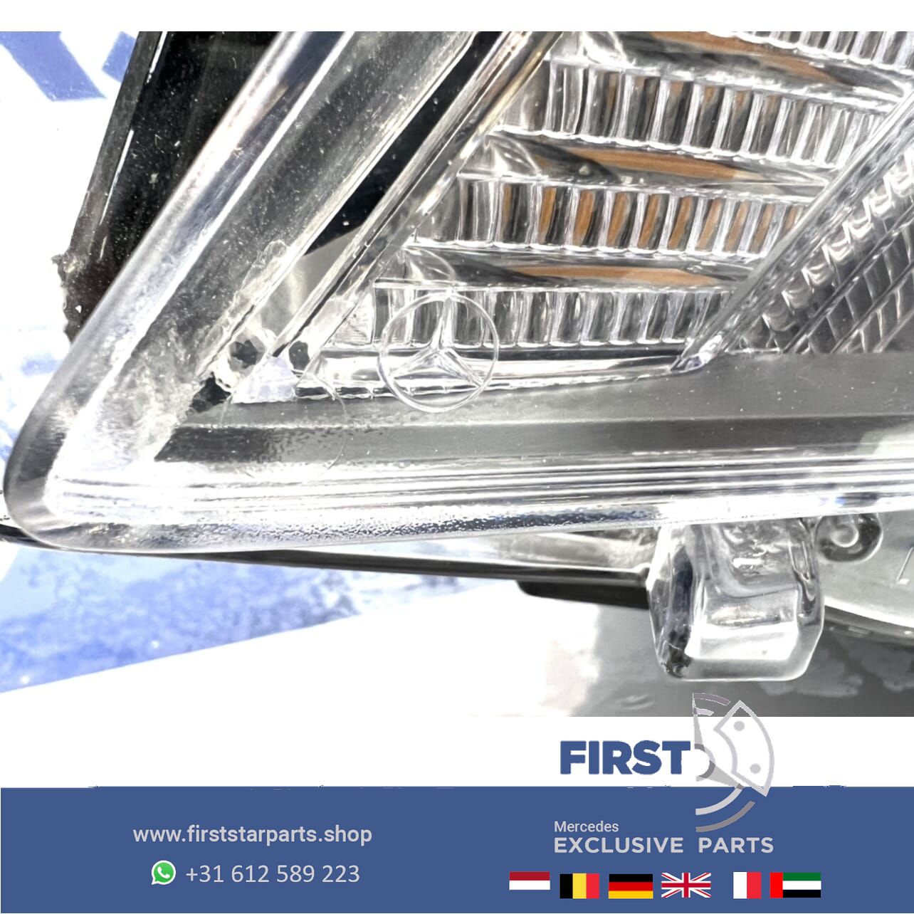 W117 X117 CLA ILS BIXENON LED Koplamp LINKS RECHTS SET Mercedes 2013-2016 RODE RING originalineel EDITION 1 CLA45 AMG / 250 headlight left and right usado en Menorca foto 9