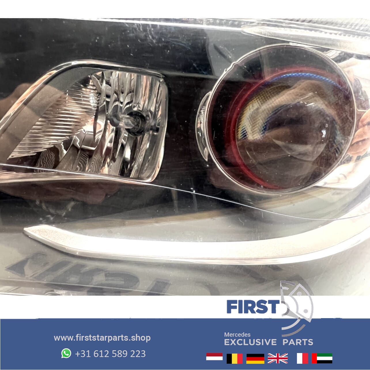 W117 X117 CLA ILS BIXENON LED Koplamp LINKS RECHTS SET Mercedes 2013-2016 RODE RING originalineel EDITION 1 CLA45 AMG / 250 headlight left and right usado en Menorca foto 10