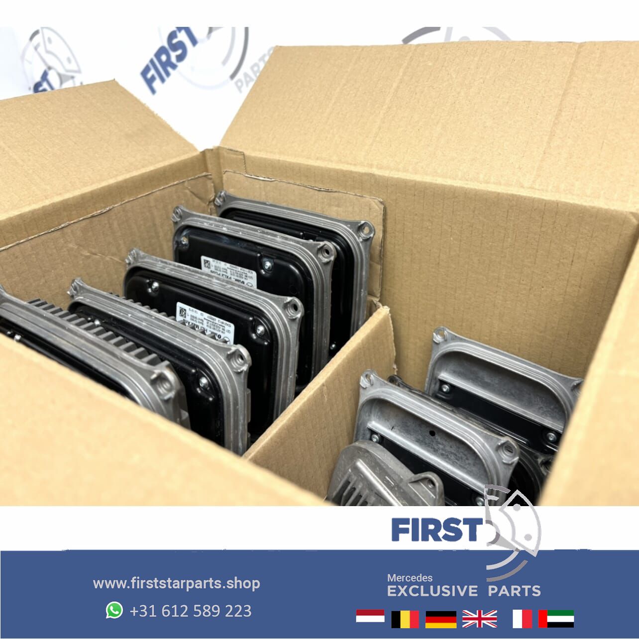 A2229000821 LED BI XENON KOPLAMP MODULE LINKS / RECHTS W176 W117 W156 W246 W205 W213 W238 W463 W218 W253 W166 W222 W447 A B C CLA E GLA GLC GLE S V Clase Mercedes headlight adjustment motor usado en Menorca foto 6