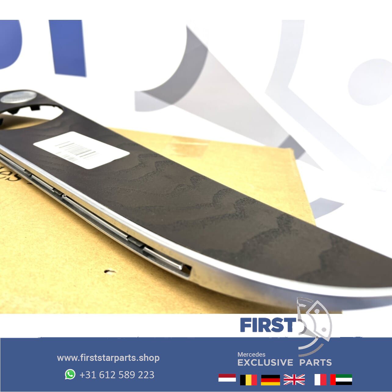 A205 C205 DEURLIJST LINKS + RECHTS ACHTER HOUT BURMESTER memory Mercedes C Clase 2014-2021 C43 C63 C63S AMG HOUT PORTIER SIER LIJST SET (2x) door upholstery door panel set of 2 usado en Menorca foto 3