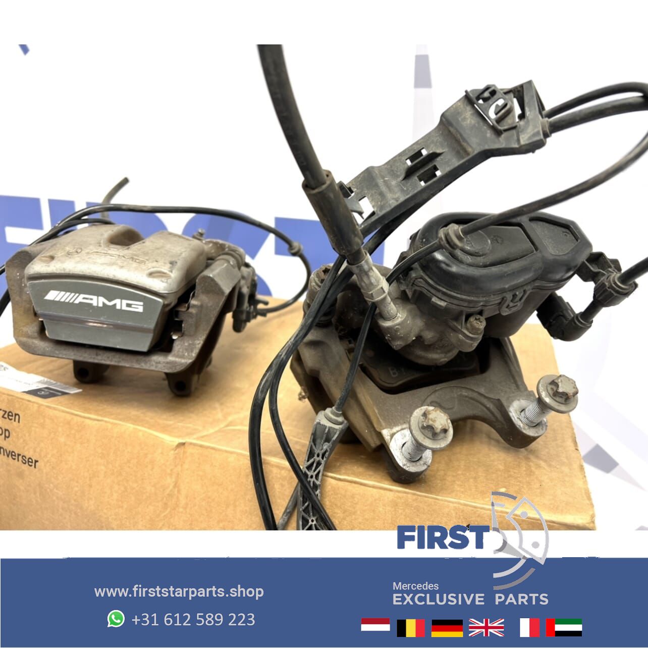 A45 AMG REMKLAUW W176 AClase A45 / W117 CLA45 / W156 GLA45 REM REMTANG REMKLAUW RECHTS ACHTER caliper set of 2 usado en Menorca foto 3