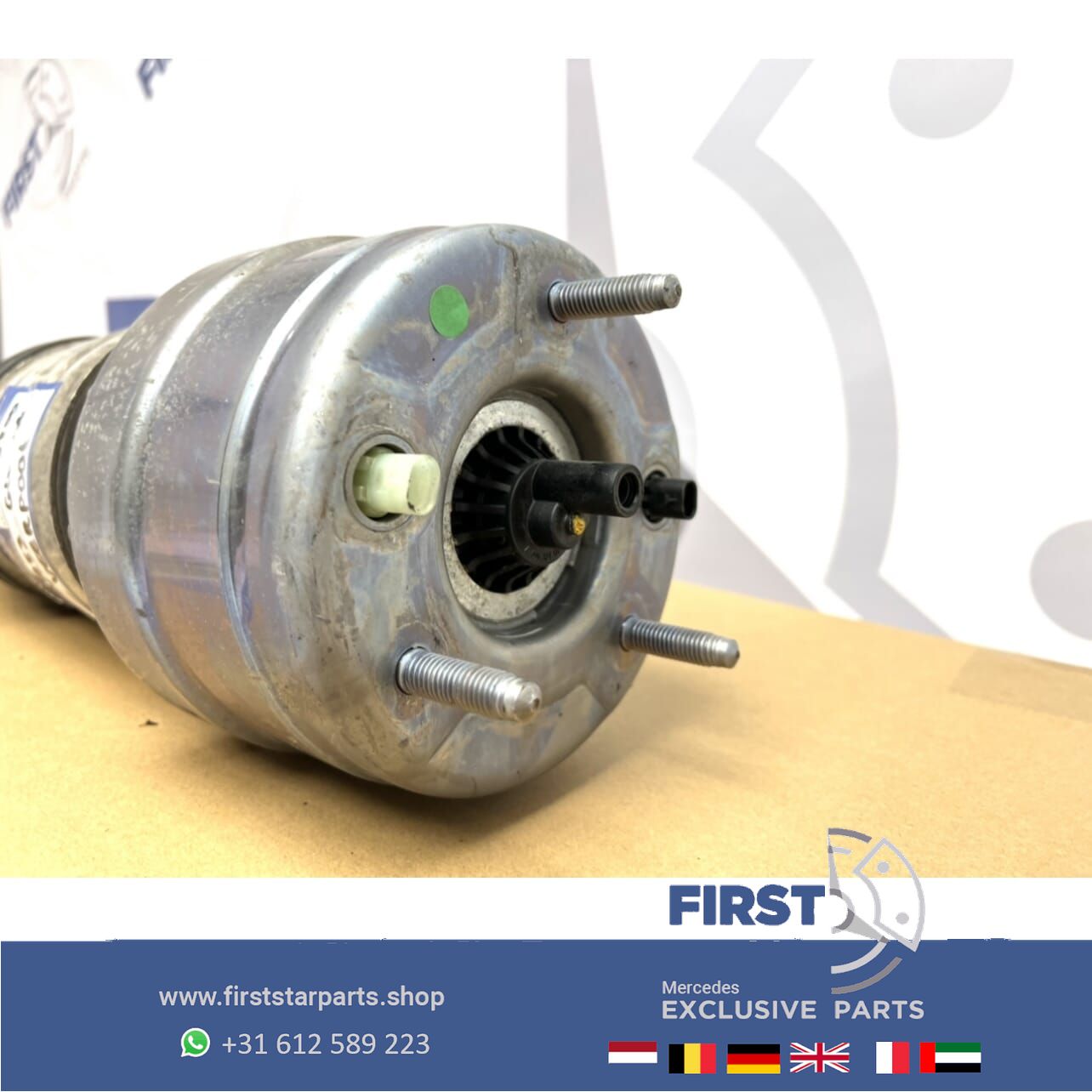 W253 C253 GLC63 GLC63S LUCHTBALG SCHOKBREKER + LUCHTVERING VEERPOOT LINKS Mercedes GLC Clase 2016-2022 originalineel linker ophanging A2533200301 / A2533200901 LUCHT VERING air spring air bellows single usado en Menorca foto 4