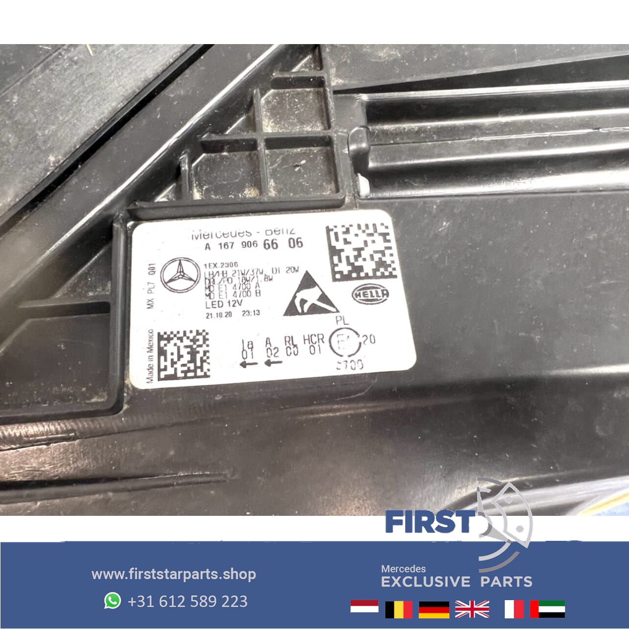 W167 V167 C167 GLE 63 AMG LED HIGH PERFORMANCE KOPLAMPEN SET Mercedes 2019-2021 originalINEEL LINKS EN RECHTS headlight left and right usado en Menorca foto 7
