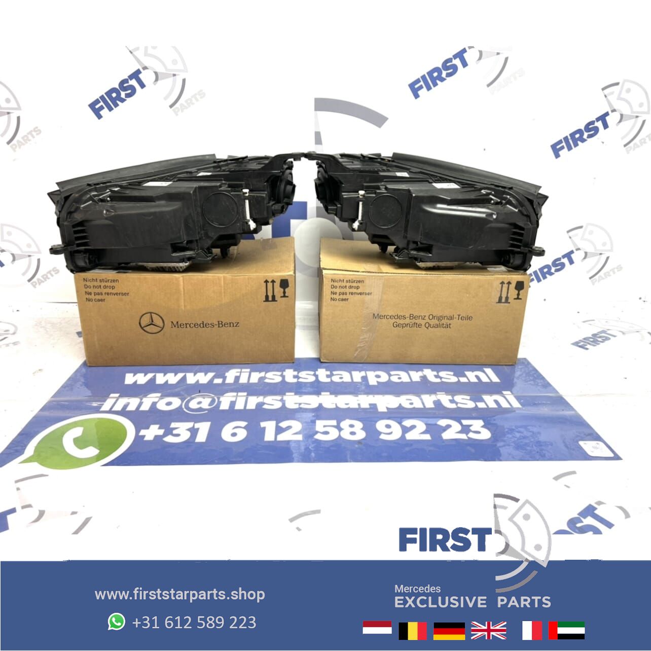W167 V167 C167 GLE 63 AMG LED HIGH PERFORMANCE KOPLAMPEN SET Mercedes 2019-2021 originalINEEL LINKS EN RECHTS headlight left and right usado en Menorca foto 6