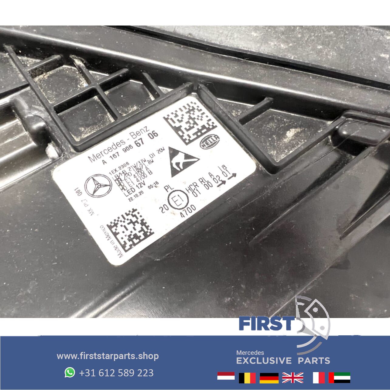W167 V167 C167 GLE 63 AMG LED HIGH PERFORMANCE KOPLAMPEN SET Mercedes 2019-2021 originalINEEL LINKS EN RECHTS headlight left and right usado en Menorca foto 9