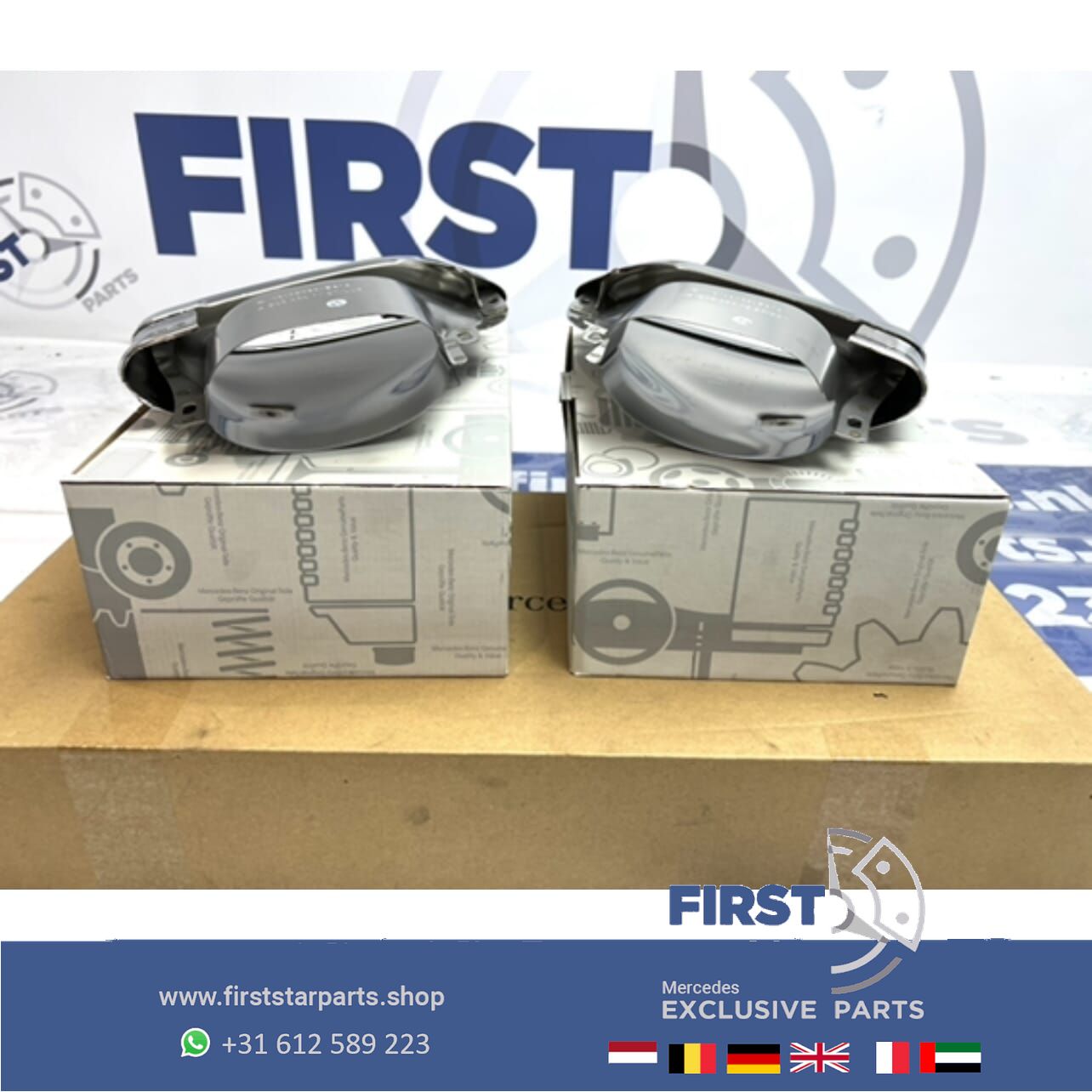 originalinal AMG LINE escape SIERSTUKKEN L/R Mercedes C Clase W205 C205 2014-2021 exhaust decoration usado en Menorca foto 6
