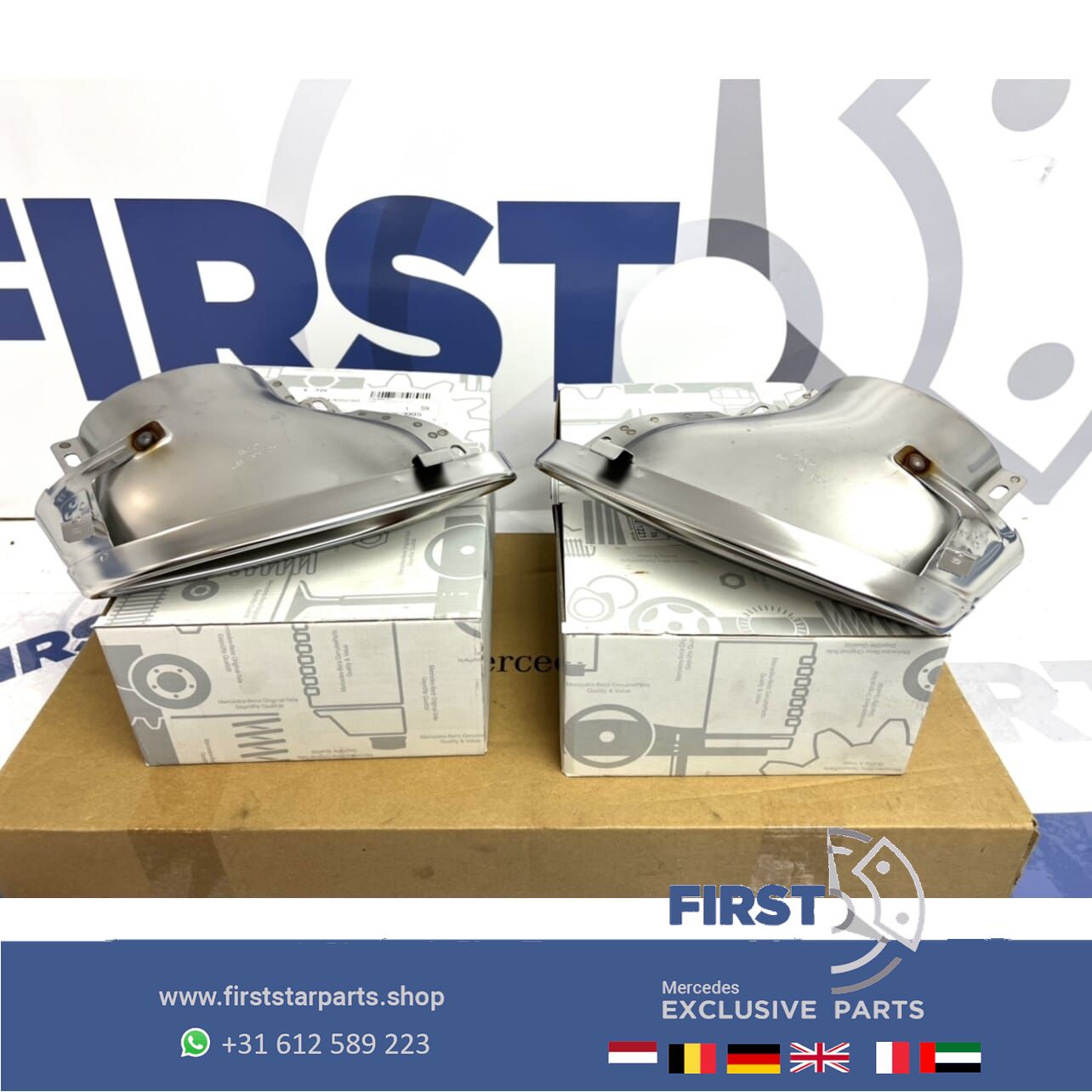originalinal AMG LINE escape SIERSTUKKEN L/R Mercedes C Clase W205 C205 2014-2021 exhaust decoration usado en Menorca