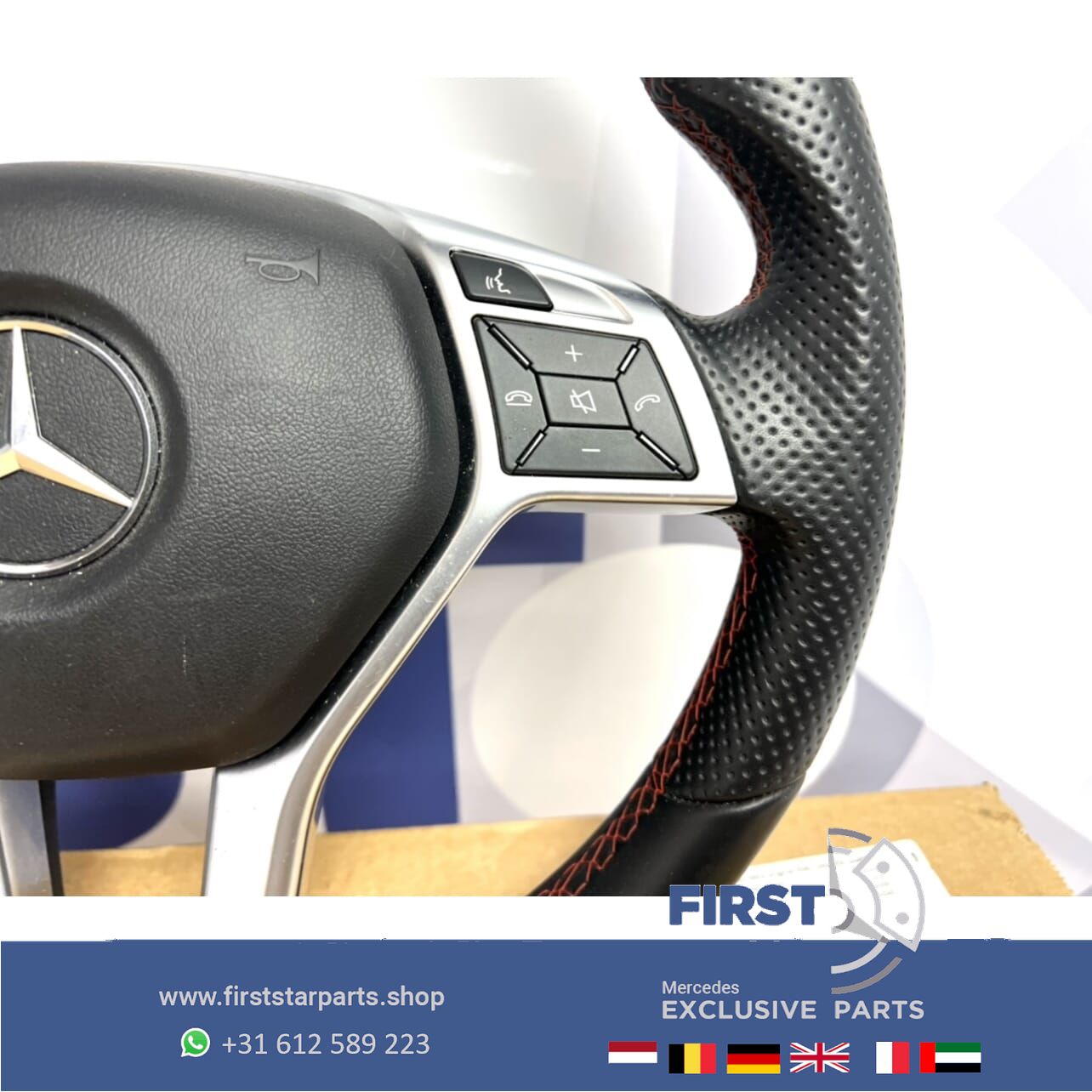 Mercedes STUUR + AIRBAG W176 W117 W204 W207 W212 W156 W219 W166 AMG LINE steering wheel usado en Menorca foto 6