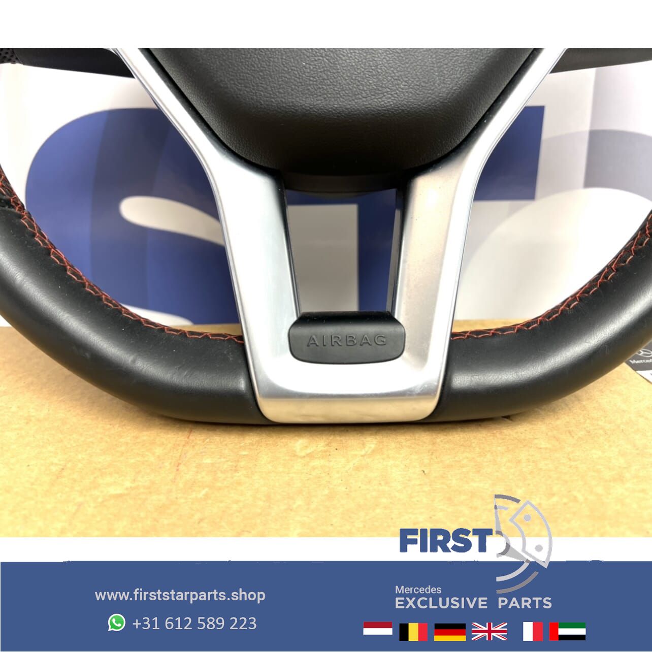 Mercedes STUUR + AIRBAG W176 W117 W204 W207 W212 W156 W219 W166 AMG LINE steering wheel usado en Menorca foto 6