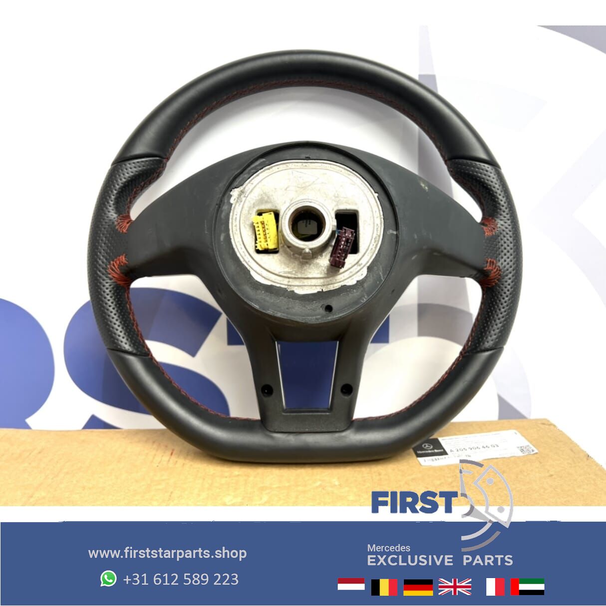 Mercedes STUUR + AIRBAG W176 W117 W204 W207 W212 W156 W219 W166 AMG LINE steering wheel usado en Menorca foto 8