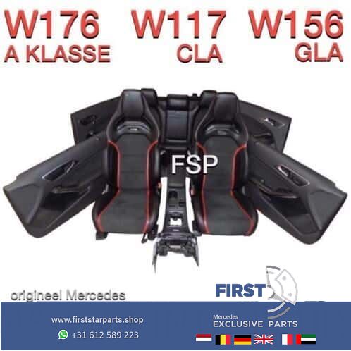 AMG Kuipstoelen Mercedes W176 W117 W156 Performance Stoelen complete interior usado en Menorca