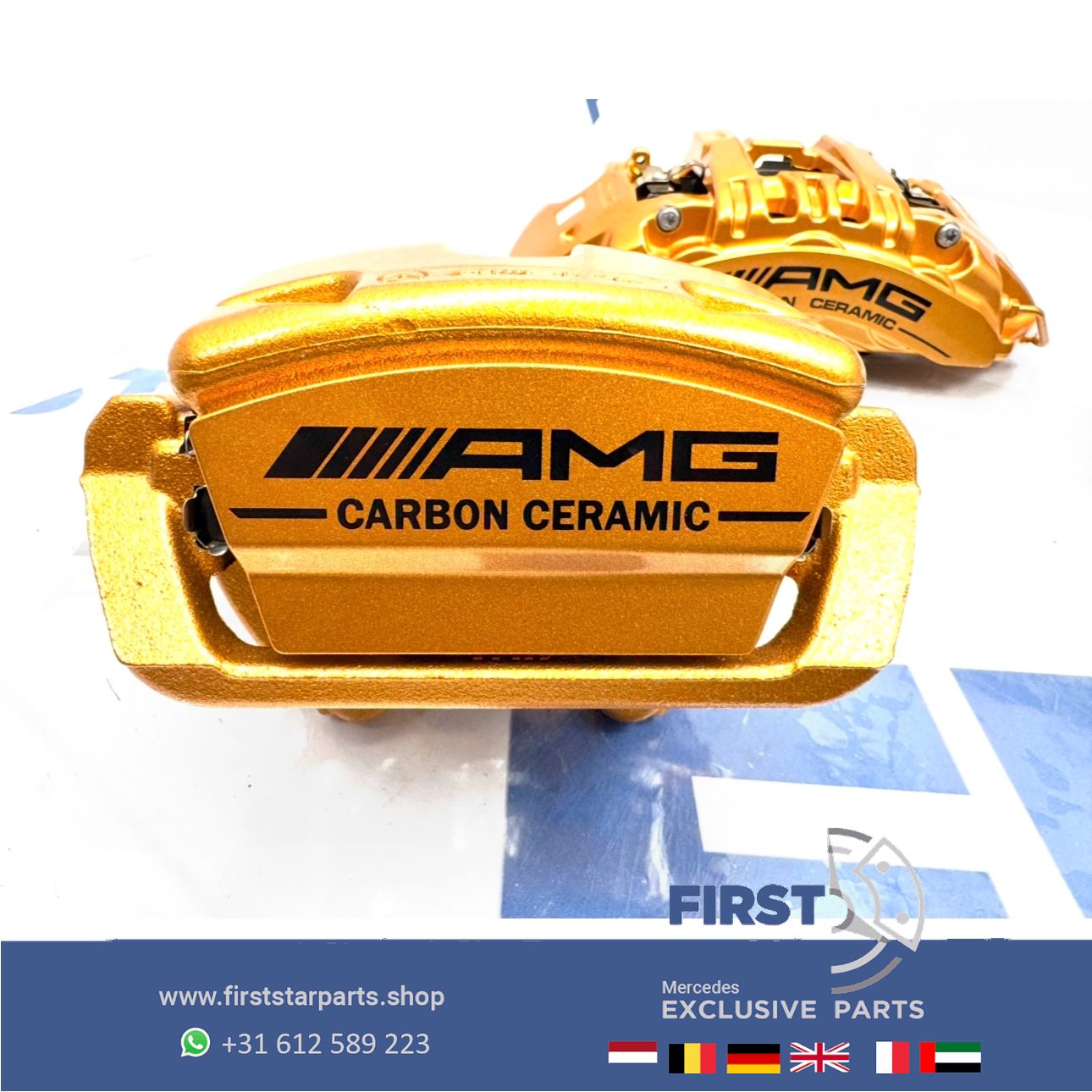 C63 E63 CLS63 GT63 S63 AMG Keramische Rem Set Remklauwen schijven A2314211512 A2314211612 A2314230612 A2314230712 originalINEEL MERCEDES KLAUWEN / SCHIJVEN / BLOKKEN completo brake disk + caliper left and right usado en Menorca foto 6