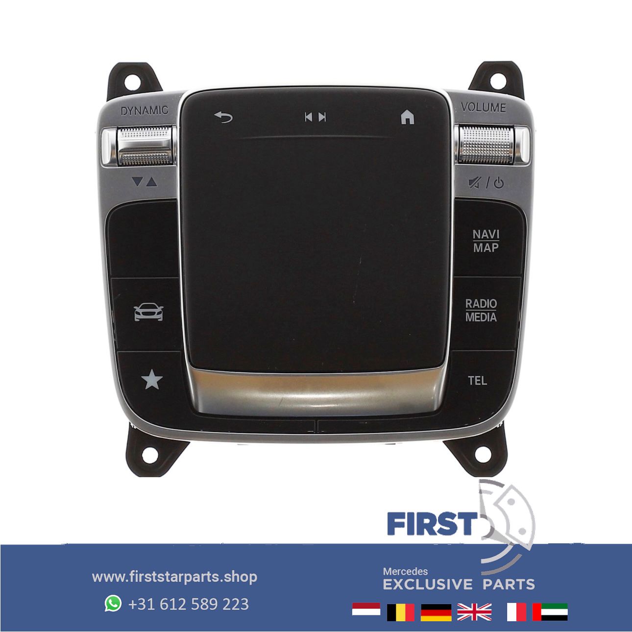 A2479004003 Touchpad W177 W118 W247 H247 X247 W167 X167 Midden console A B CLA GLA GLB GLE GLS Clase 2020-2025 Mercedes bedieningspaneel A 247 900 40 03 arm rest usado en Menorca