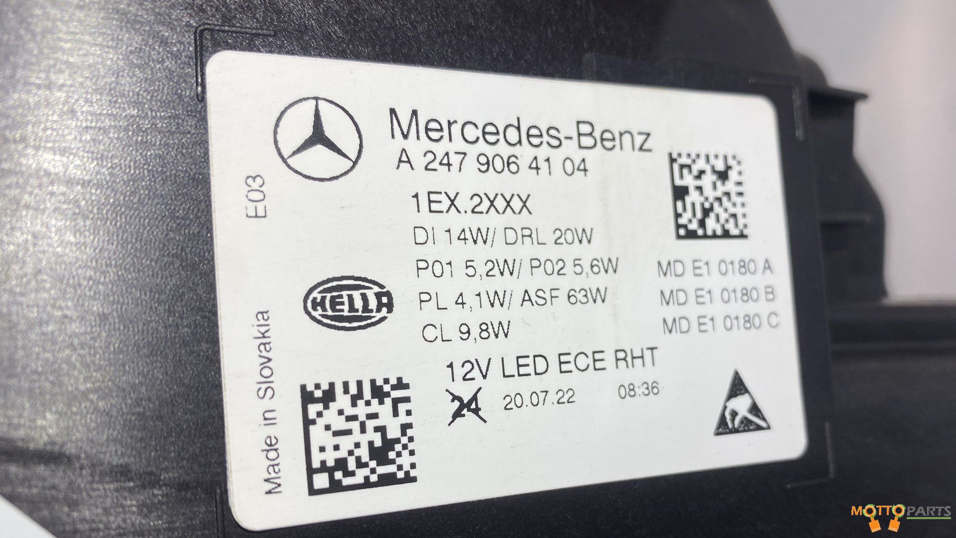 Mercedes W247 Multibeam Koplampset A2479064104 A2479064204 headlight left and right usado en Menorca foto 4
