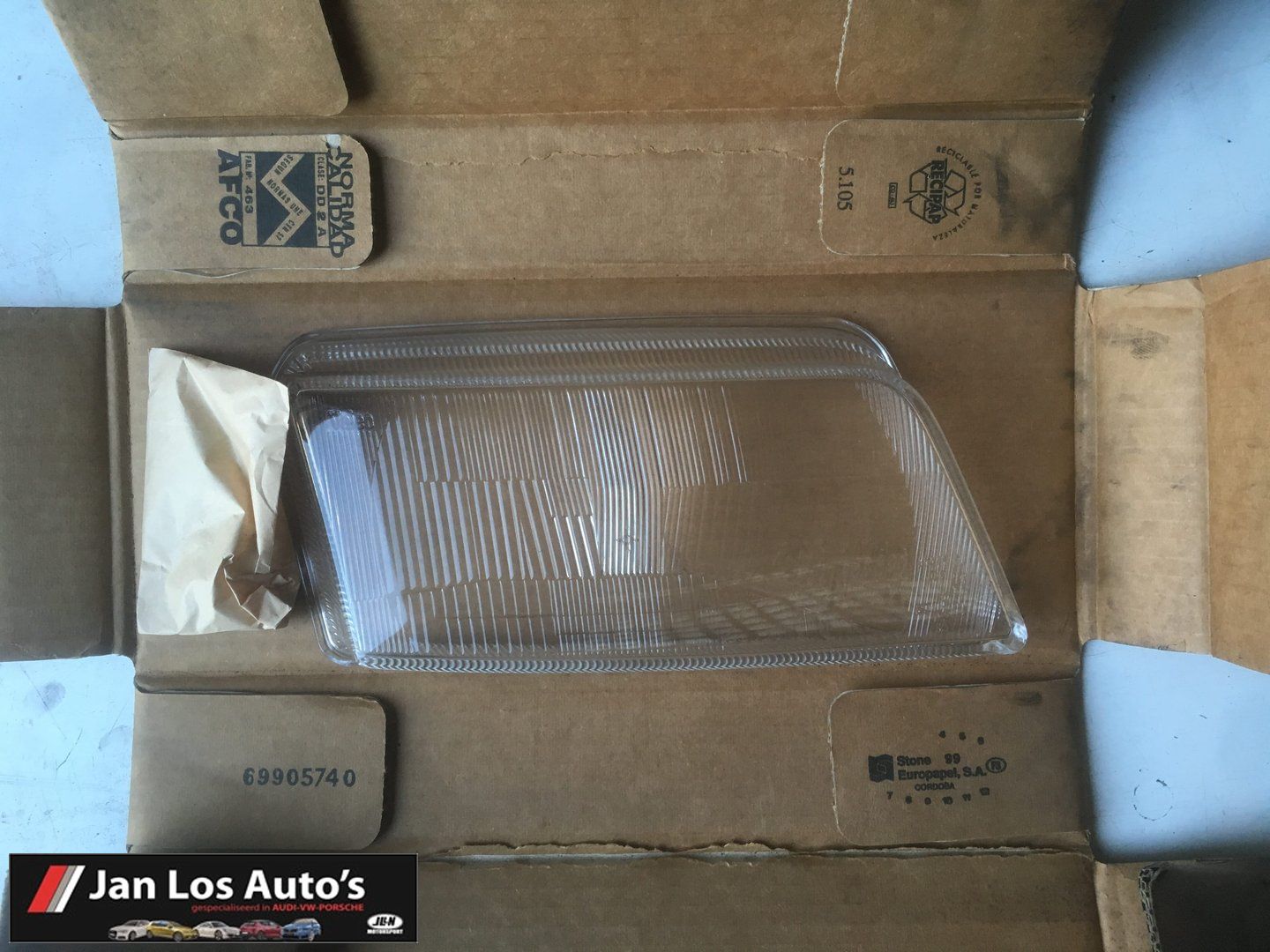 Koplampglas rechts Audi A4 B5 ('95-'01) Valeo 8D0941116 headlight glass single usado en Menorca