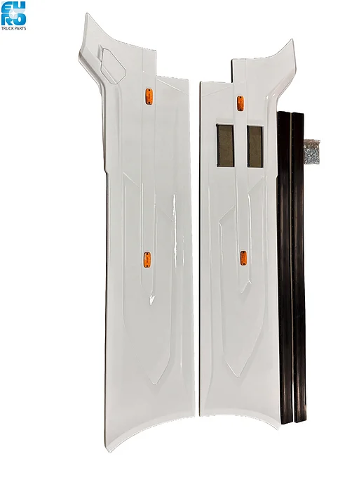DAF XG XG+ XF ZIJSKIRT SET WB 3800mm 2022- COLOR CRISTAL WHITE , E1980,COMPLEET MET BEVESTIGING. 000217A1A