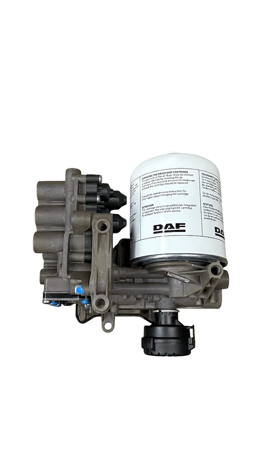 DAF CF XD XG XF106 AIRDRYER OE COMPLEET INCL. VEILIGHEIDSVENTIEL MET VIER CIRCUITS+BORGSOM 2027747