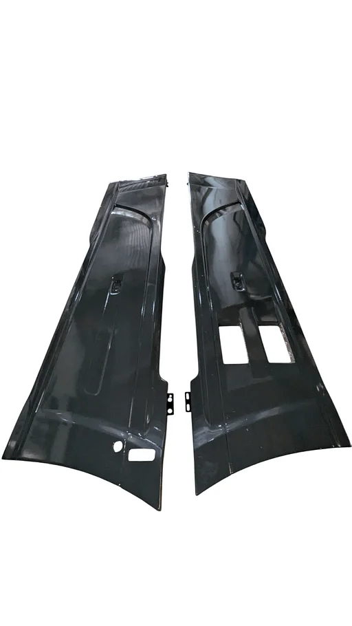 DAF XF/CF EURO 6 ZIJSKIRT SET WB3800 VOOR FACELIFT, GESCHILDERD CHASSIS GRIS RAL 7016 | 000039