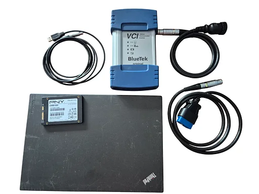 DAF DAVIE VCI 560 MUX 2016 MET ECU MOTOR EN ADBLUE + GEBRUIKTE LENOVO LAPTOP MET SOFTWARE