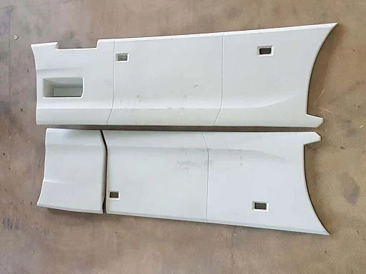 SCANIA NEXT GENERATION Na 2017 (CNG) GAS TANKER SIDE SKIRTS SET WB3750 STEP 7CM Only primer 000061d