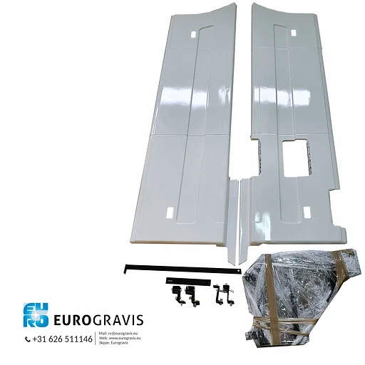 VOLVO FH 13 EURO 5 SIDE SKIRT SET WB3700 COLOR 1110-1  STEP 50CM