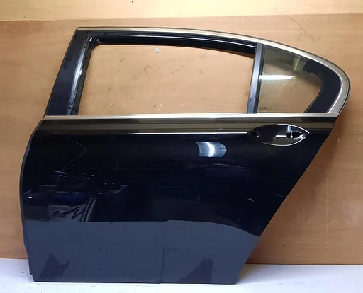 Portier deur linksachter BMW 7-serie Lang F02 zwart II 668