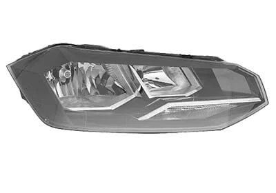 Volkswagen polo 2G koplamp links voor H7+H7 2017+ NIEUW 2G1 941 006