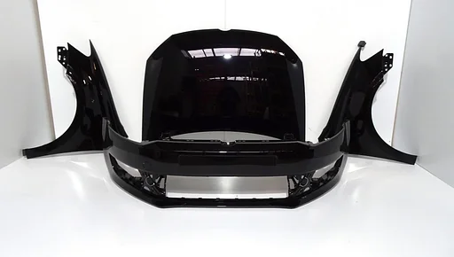 Volkswagen polo 6R voorkop bumper motorkap spatbord LC9X 2009/2014
