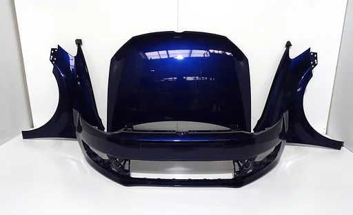 Volkswagen polo 6R voorkop bumper motorkap spatbord LD5Q 2009/2014