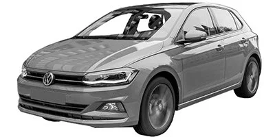 Volkswagen Polo 2G radiateurs voorkop motorkap bumper spatbord koplamp voorfront radiateur NIEUW IN DE KLEUR