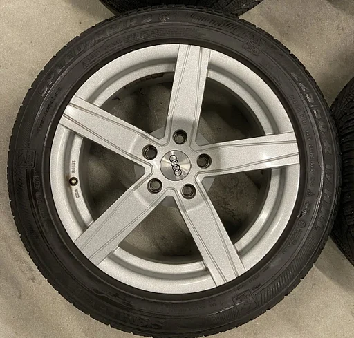 Frisse Audi 225/50 R17 licht metalen velgen winterset
