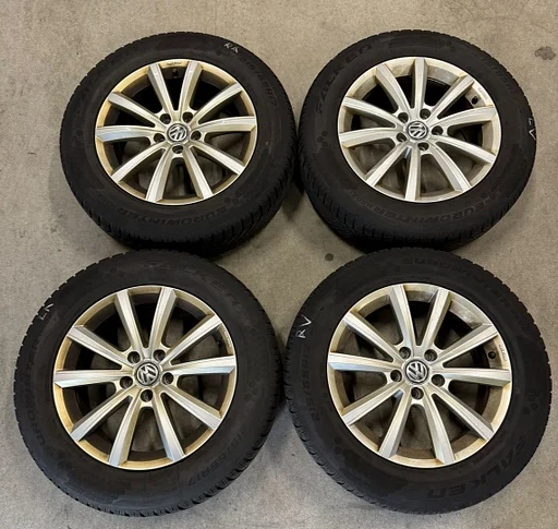 VW Tiguan 17 inch winterset 5NA Allspace Merano 215/65 R 17  6,5J ET38 5x112 5NA071497A KBA 51205