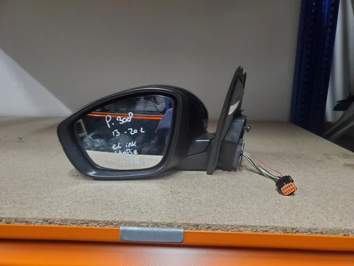 Peugeot 308 2013 - 2020 spiegel links zwart 10 draden €100